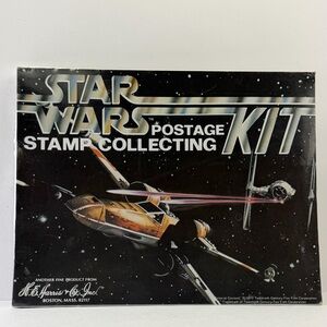 Vintage 1977 Star Wars Stamp Collecting Kit New Sealed Original USA NOS